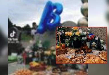 SRBIJA GLEDA, NE VERUJE: Slavili mu 18. rođendan na groblju pa poželeli da je živ i zdrav?! Na grobu švedski sto, pite i pečenje